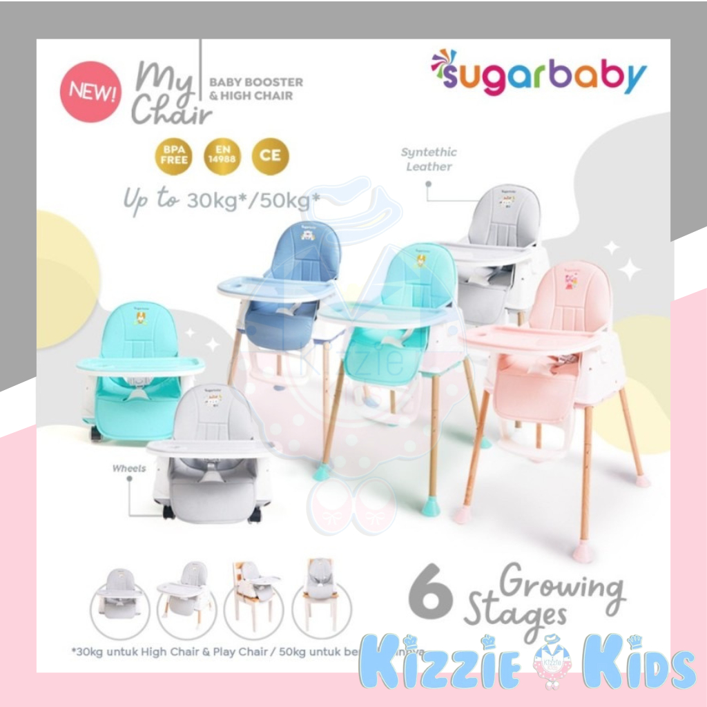 Sugar Baby MY CHAIR Baby Booster &amp; High Chair Kursi Makan Anak