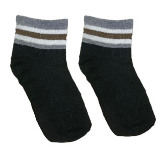 GO!KK1255 Kaos Kaki Motif Garis Import Korea Kaus Kaki Panjang Betis Warna Unisex
