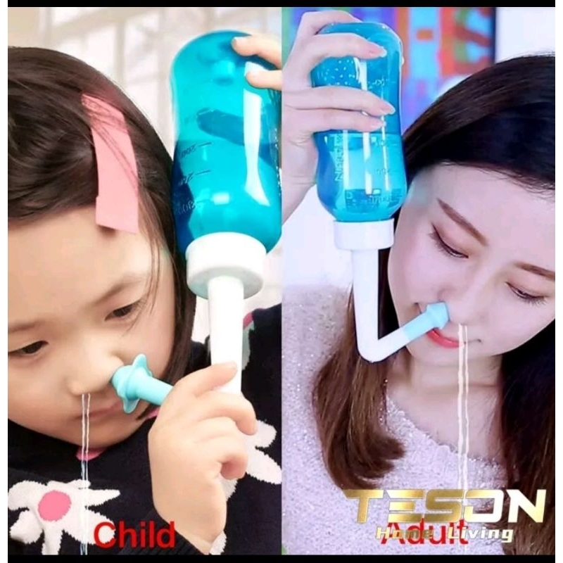 Alat Pencuci Hidung Nasal Rinse Bottle + Garam