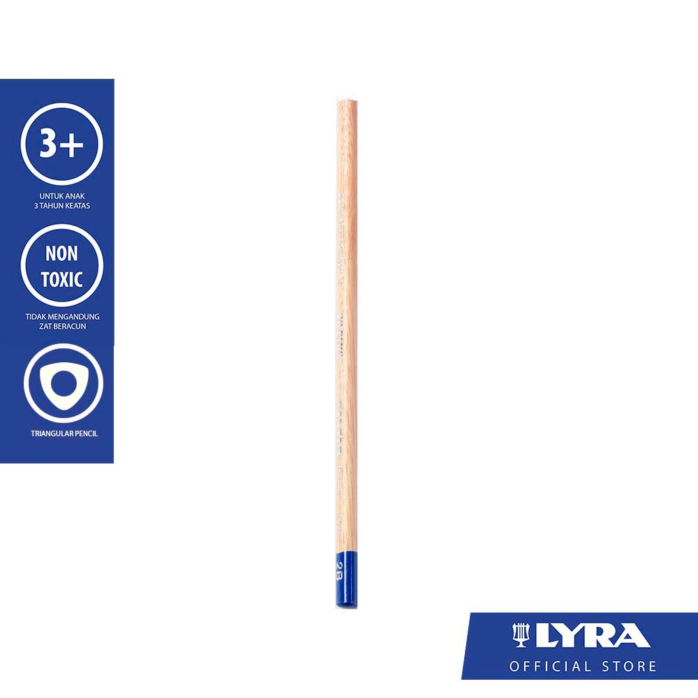 

LYRA Natural Comfort Grip 2B - Pensil Hexagonal