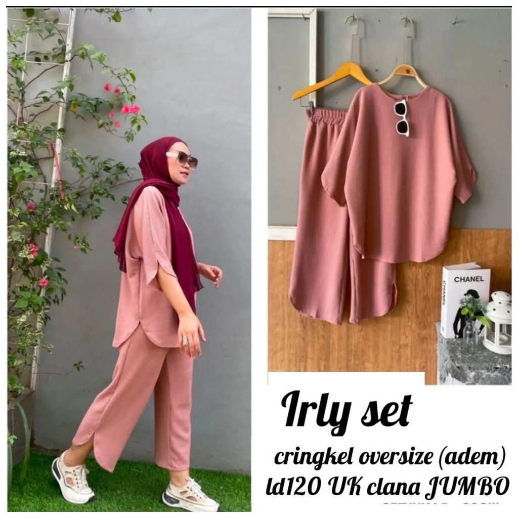 Virly  Set / Setelan / Set Crinkle Wanita / Set Crinkle Jumbo Ld 120 / Set Crinkle Jumbo / Set Crinkle Premium / Set Crinkle / Setelan Crinkle Wanita Terbaru / Setelan Crinkle Airflow / Setelan Crinkle Jumbo / Setelan Crinkle Premium / Set Wanita Kekinian