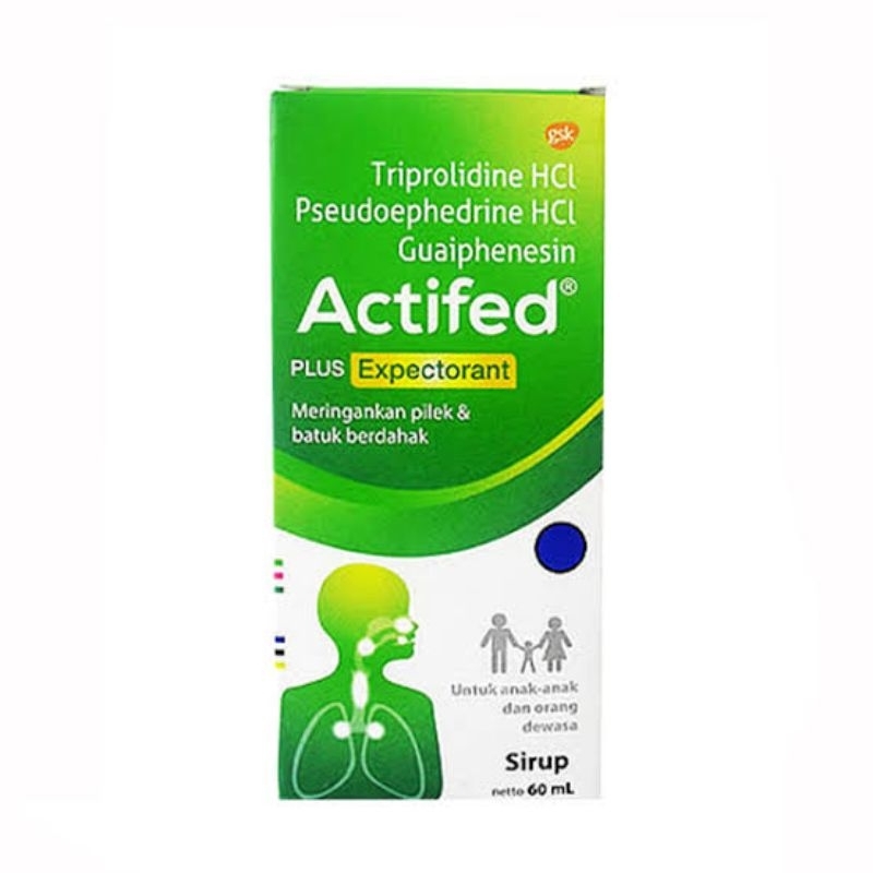 ACTIVED Actifed hijau 60 ml obat batuk