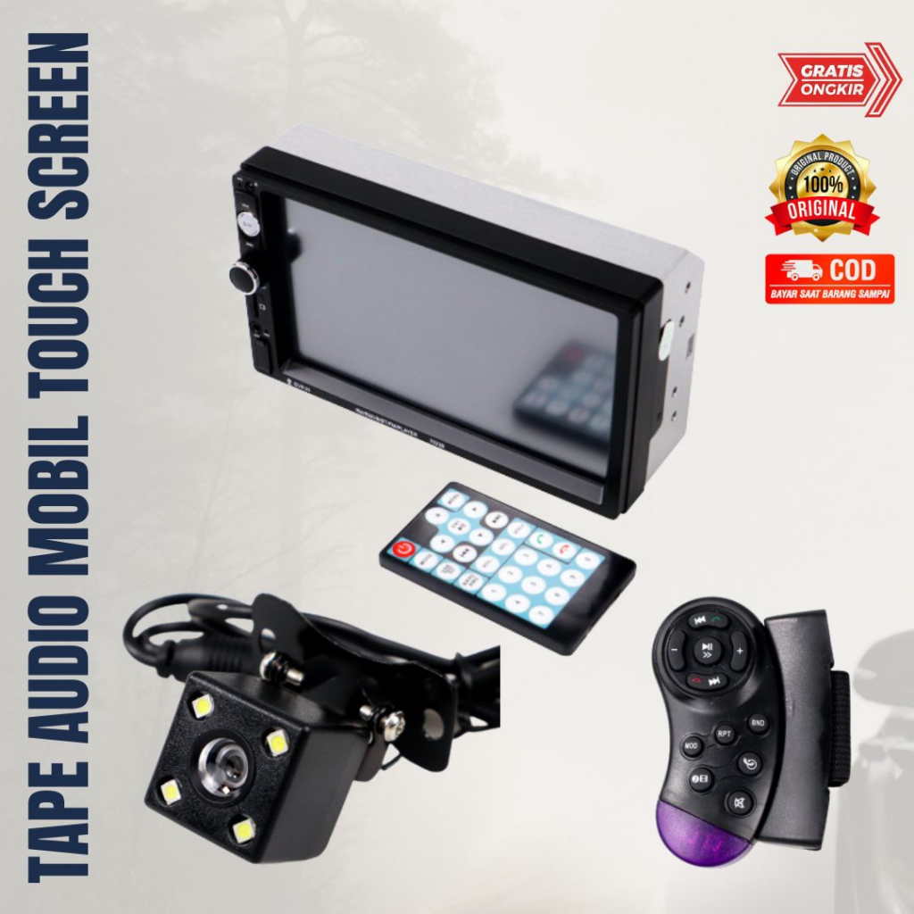 Audio Mobil Tape Media Player MP5 Bluetooth Touch Screen - Mp3 Mp4 Mp5 Layar Snetuh Full Multimedia 