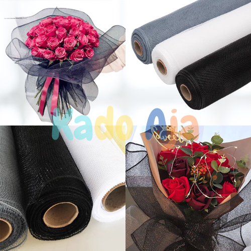 

Kertas Bunga Jala Polynet Roll PW /Flower Wrap / Jala Waterproof Roll / Kertas Bunga / Kertas Kado / Kado