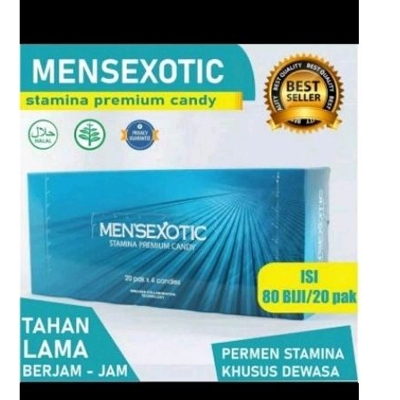 Ready stok..Permen biru stamina premium candy isi 80