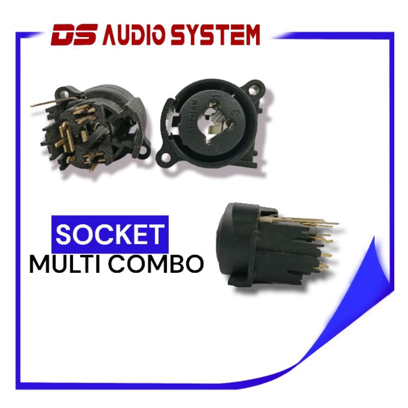 SOCKET CANON MULTI AKAI XLR SOCKET COMBO MULTI