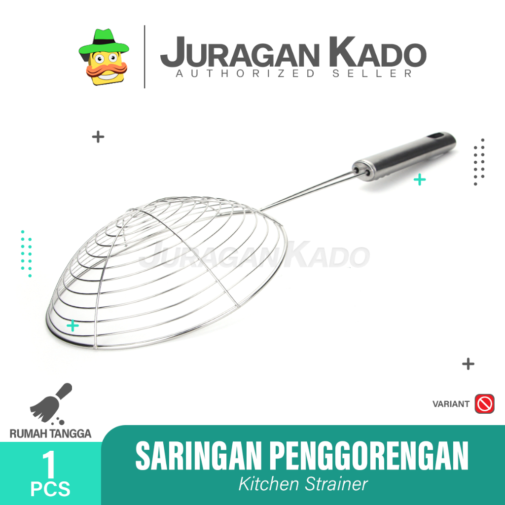 SARINGAN MINYAK TIRISAN MAKANAN GORENG SEROKAN MASAK SARINGAN STAINLESS ANTI PANAS