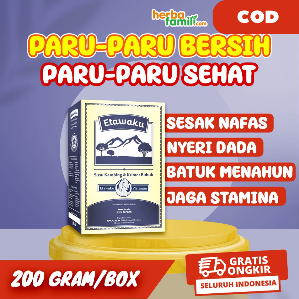 ETAWAKU PLATINUM 100% ORIGINAL | Susu Kambing Etawaku Platinum Asli Ampuh Mengobati Nyeri Sendi Dan Pegel Linu ETAWAKU PLATINUM