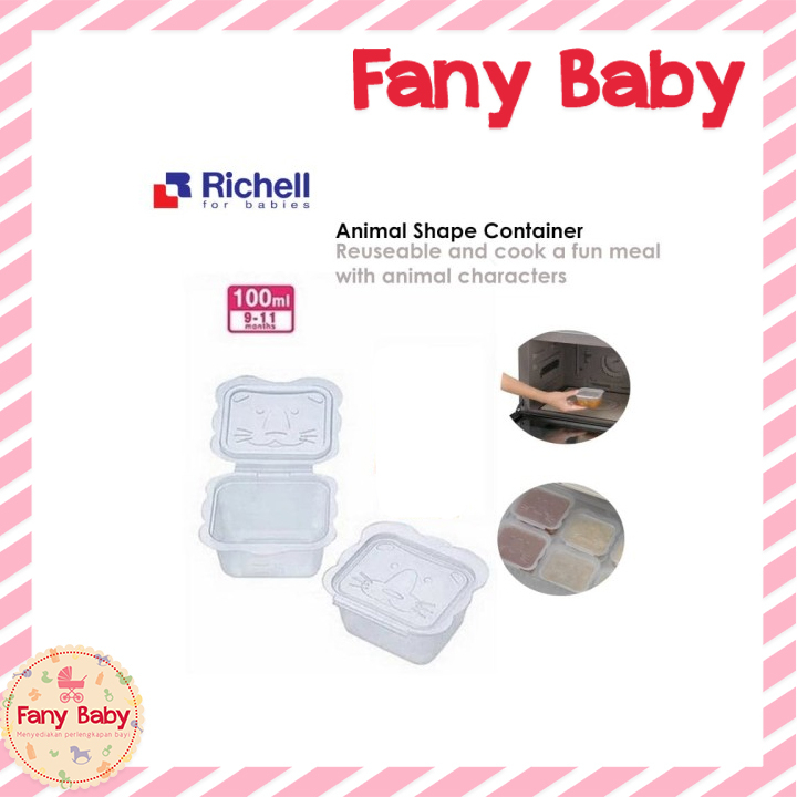 RICHELL FOOD CONTAINER 100ML [ 9-11 MONTH ]