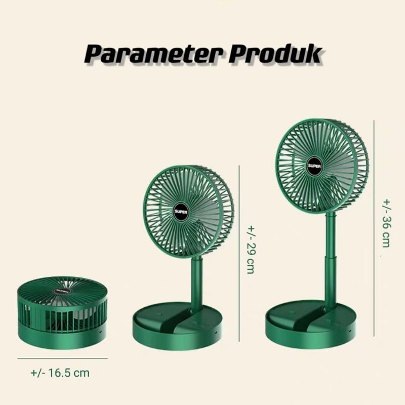 Foldable Mini Fan | Kipas Angin Lipat | Kipas Angin Kencang Foldable