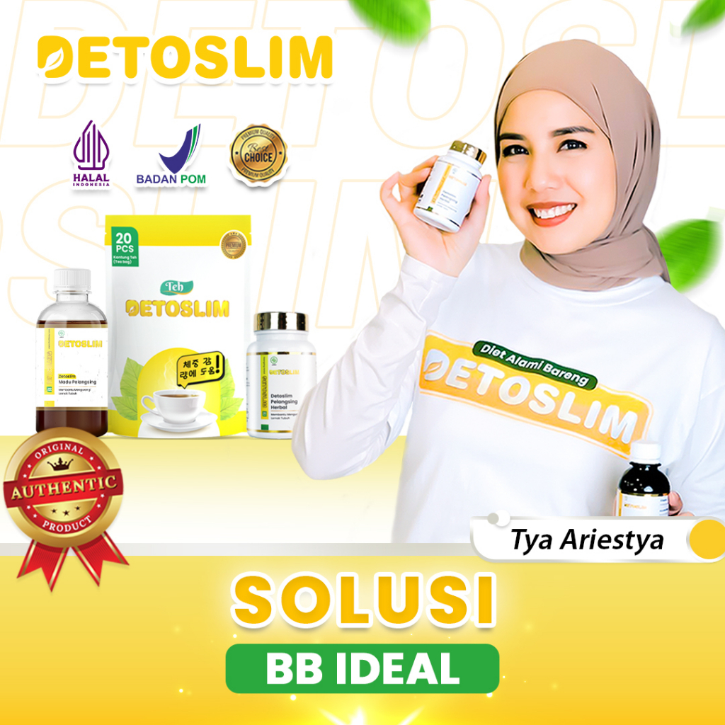 Teh Diet Detoslim Teh Penurun Berat Badan Teh Detoslim Diet Ampuh Original