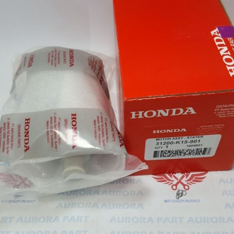 Dinamo Starter Honda Old Cb 150R Cb150R Lama-K15 Tahun 2012 - 2015 Original Mitsuba