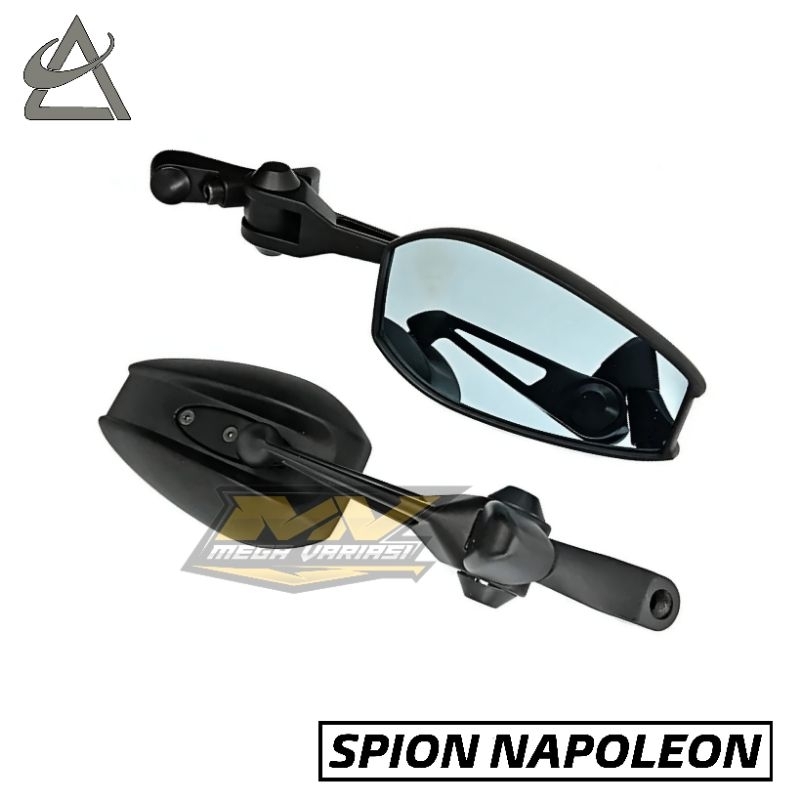 KACA SPION MOTOR VARIASI SPION NAPOLEON BAHAN FULL CNC COCOK UNTUK SEMUA JENIS MOTOR VARIO160 PCX NMAX AEROX XSR 155 DLL