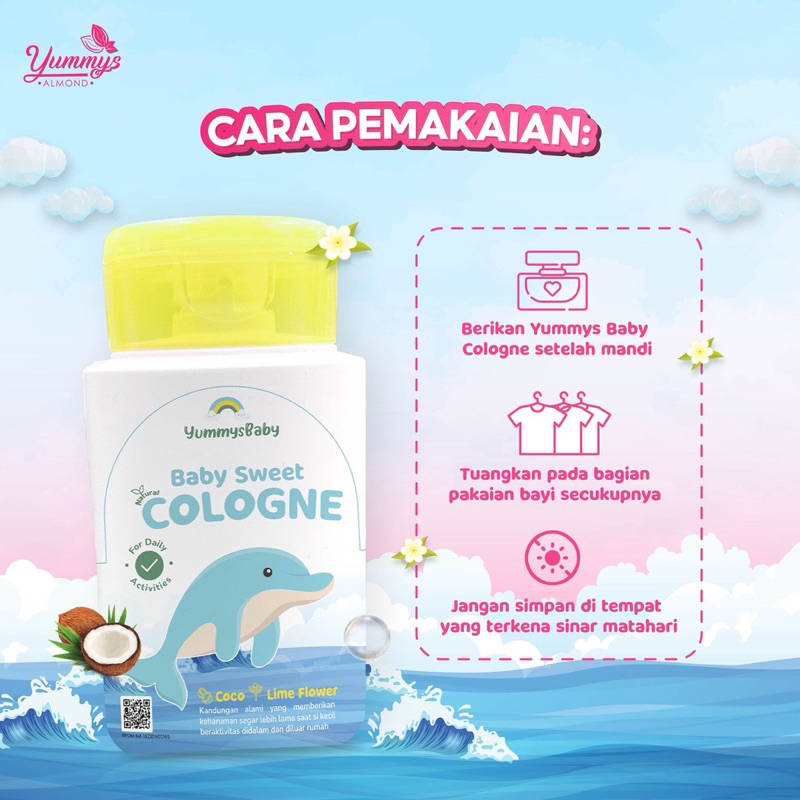 YUMMYS BABY COLOGNE - Sweet 100m