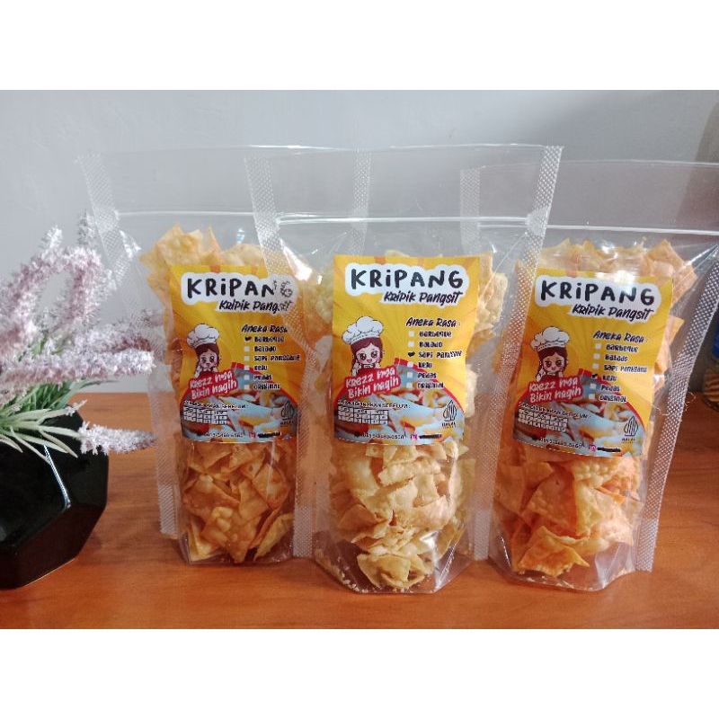 

Keripik/Kripik Pangsit Kripang Gimbul