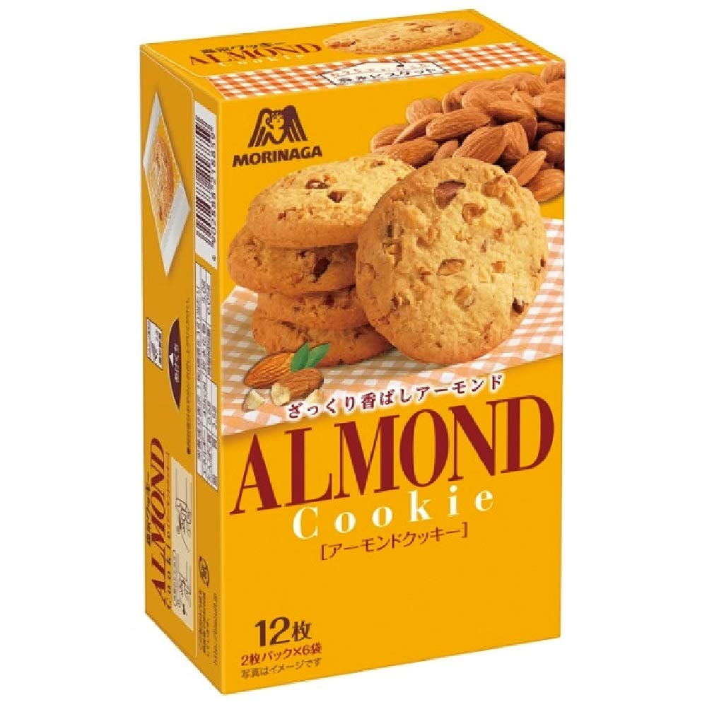 Morinaga Almond Cookie Japan 6 Bags x 2 Packs