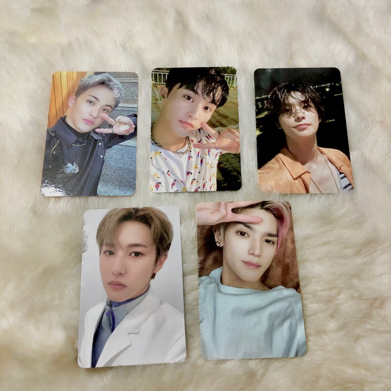 pc photocard, mark glitch ver, mark seoulcity, taeyong n ver neozone, jaehyun seoulcity, renjun pb u