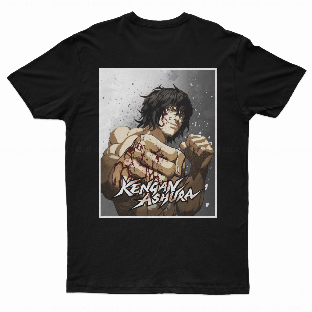 Tshirt Kengan Ashura Anime Manga Premium Unisex