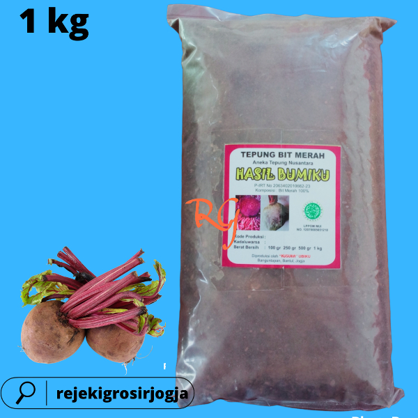 

Tepung Bit Merah Organik kemasan 1 KG