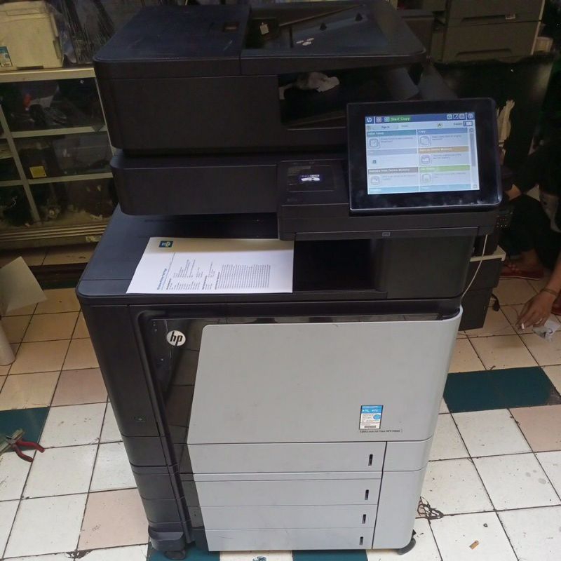 Printer A3 Warna HP LaserJet interprise Flow M880 MFP