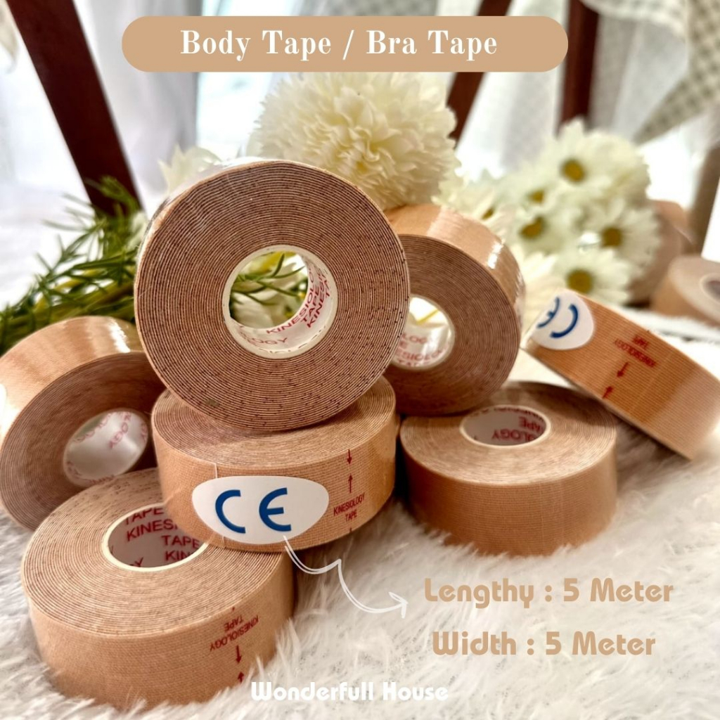 Body Tape Roll Solatip Penutup Pengakat Boob / Body Push Up Bra