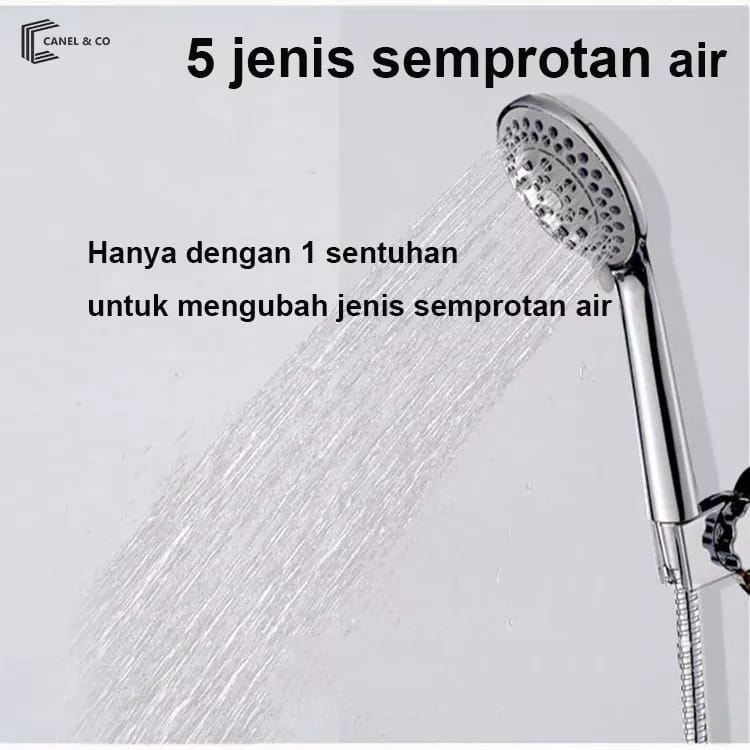 CANEL &amp; CO Shower Mandi 3in1 Simple Set 3 Pcs Shower Head Set