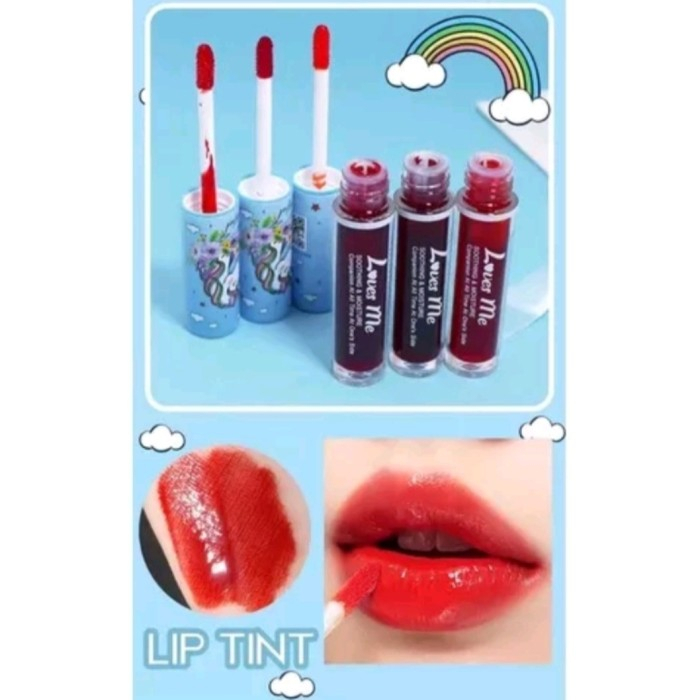 LIP TINT LOVES ME ALOEVERA LIP STAIN LIP CARE LIP GLOSS LOVES ME