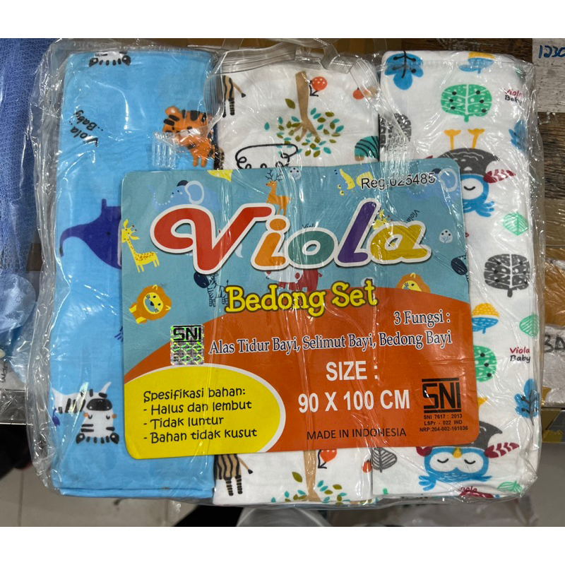 (3pcs) Bedong bayi baby newborn VIOLA bahan bagus