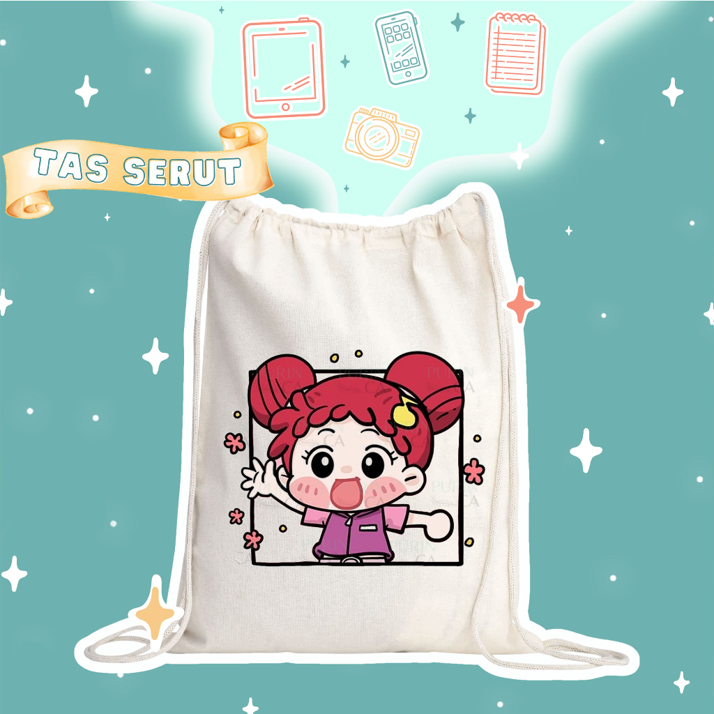 Tas Serut dan Tote bag Anime Demon Slayer Doremi One Piece