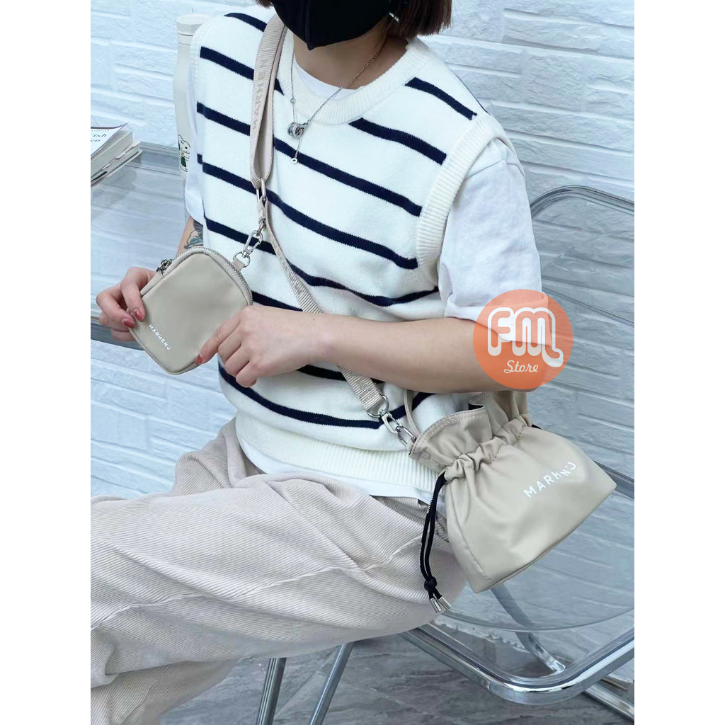 Tas Hand Bag Wanita Charron + Kony (FULL SET) / Selempang Wanita Nylon Premium