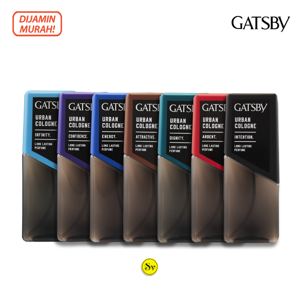 Gatsby Urban Cologne Energy Intention Ardent Dignity Infinity Confindence Parfum Pria