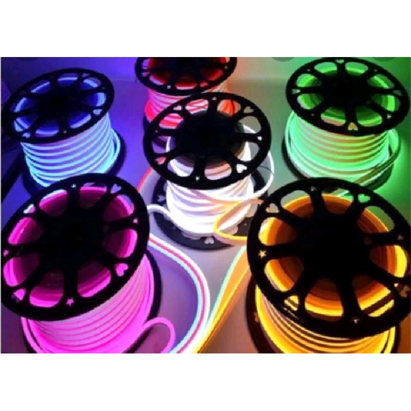 LAMPU LED NEON FLEX SELANG 220V METERAN  SIGN STRIP OUTDOOR / Neon