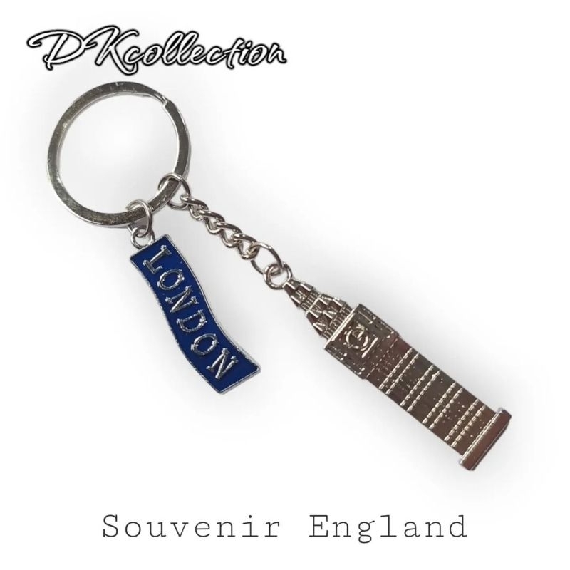 Gantungan kunci UK Souvenir London keychain UK gantungan kunci London ganci England Souvenir