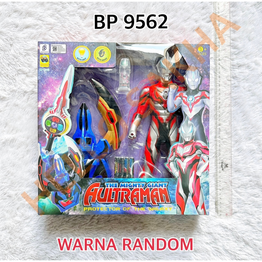 MAINAN BP 9562 AULTRAMAN THE MIGHTY GIANT ULTRAMAN SUPERHERO ROBOT ROBOTAN GEDE BESAR JUMBO ADA PEDA