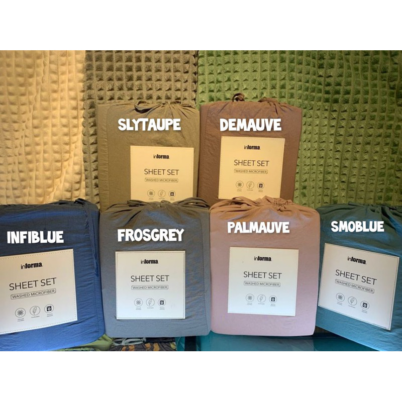 informa sprei washed microfiber