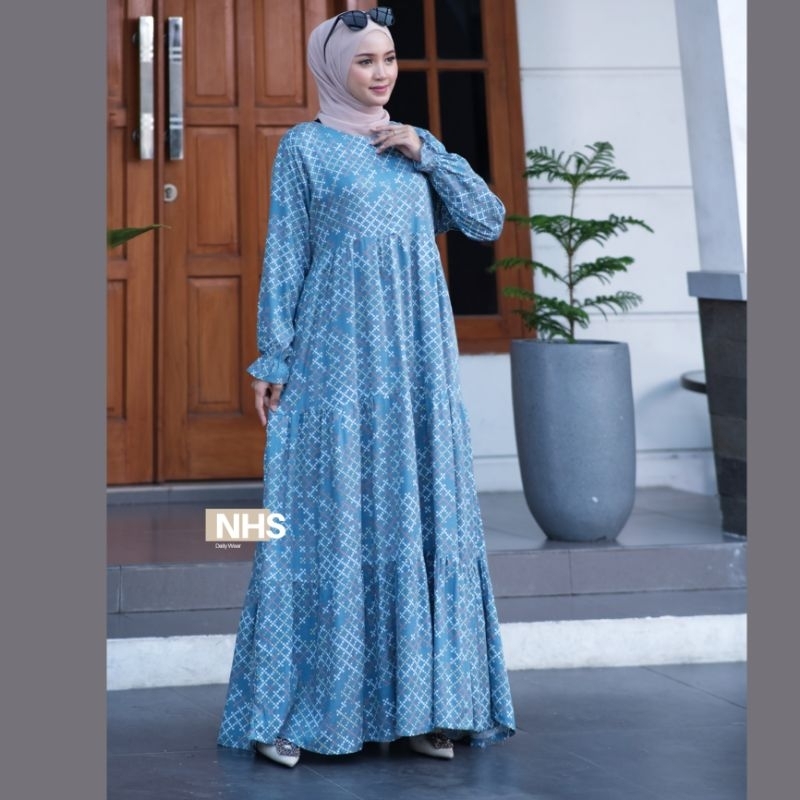 Kumala Dress Bahan rayon viscose size S-XXXXL