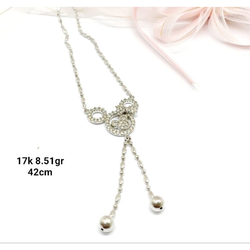 Kalung emas 75 mickey rumbai