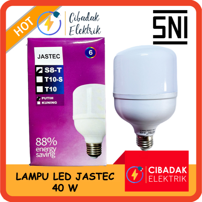 LAMPU LED BULB 40 WATT JASTEC / LED BULB 40W / LAMPU BOHLAM 40 W