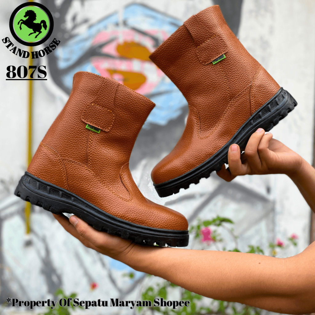 Sepatu Safety Tambang Proyek Ujung Besi Safety Shoes Ori Murah Sepatu Septy Septi Pria Boots Tinggi