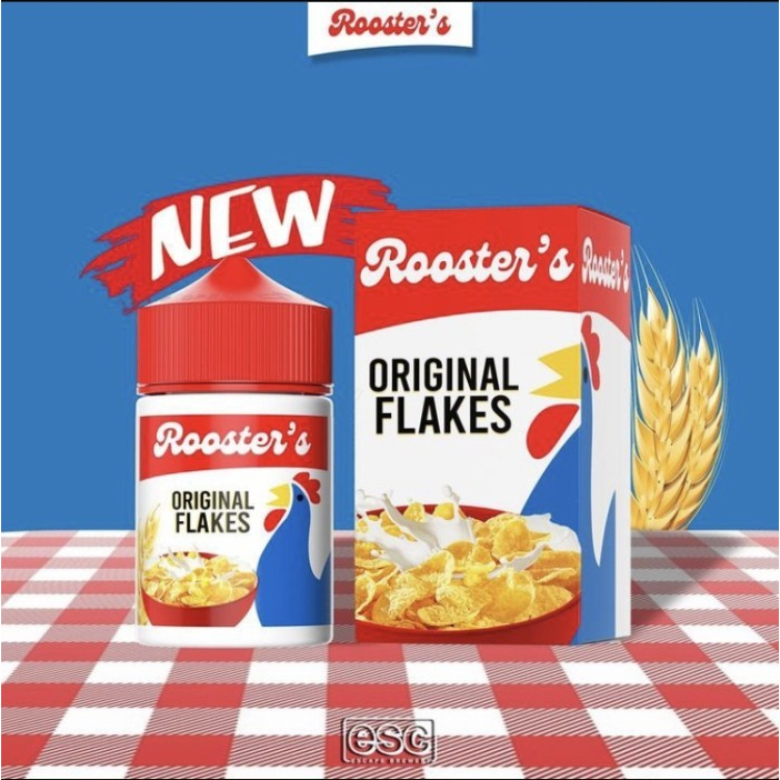 Rooster's Original Flakes 60ML by Creative Taste x Escape Brewery