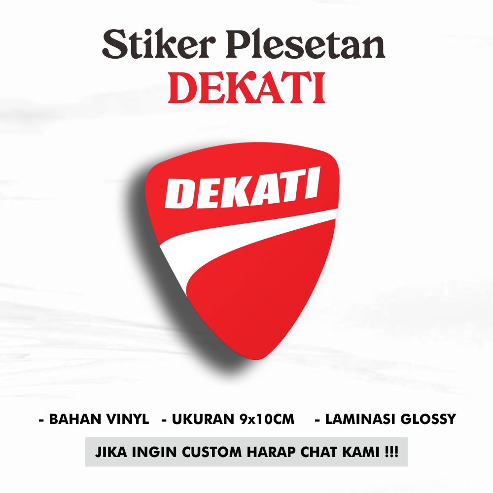 Stiker Plesetan - Dekati *Stiker Laptop *Stiker Dinding