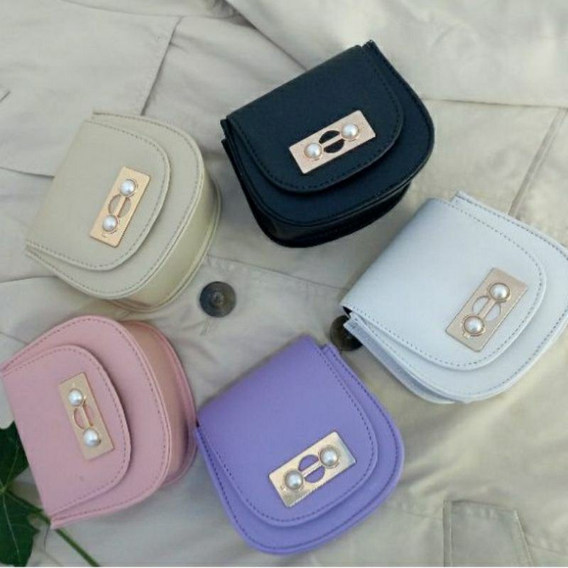 BESTPROMO Tas Selempang Mini Baby Pearl/Tas Mini Pearl/Baby Pearl/Tas Mini/Tas Selempang wanita