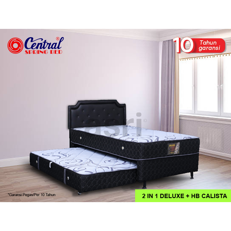Central Springbed 2 in1 Twin Deluxe Tempat Tidur Susun Anak Dewasa