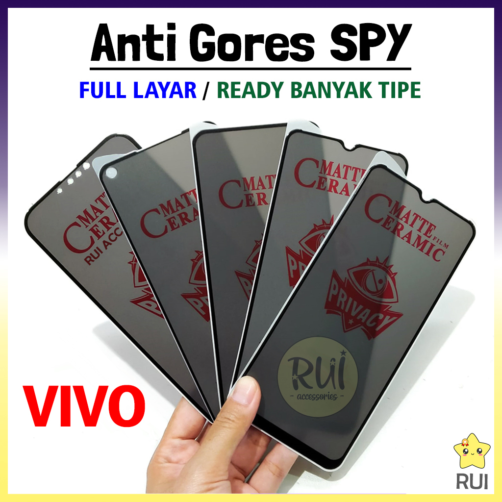 Anti Gores SPY Vivo 1816 1820 1904 1907 1919 1929 1938 V2022 V2023 V2026 V2038 V2116 1601 1606 1612 