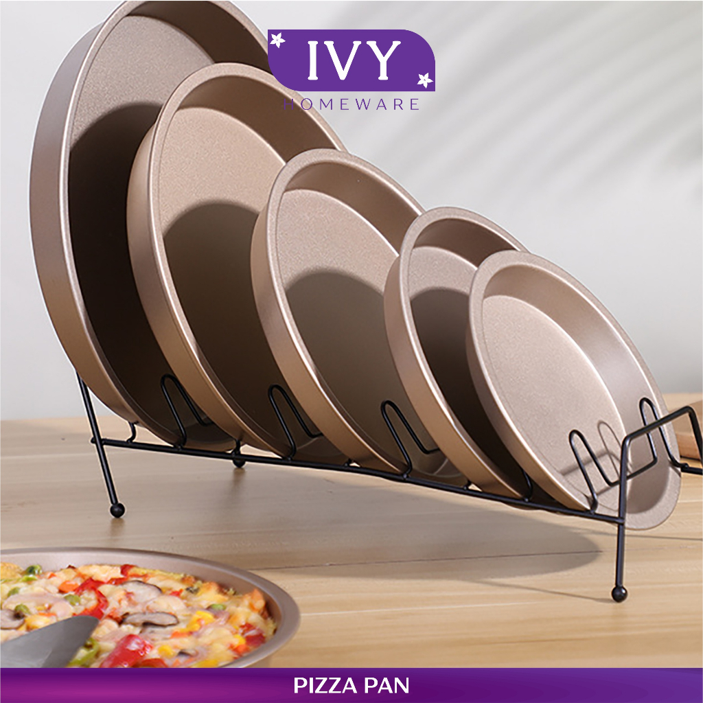 [READYYY] [IVY] Loyang Cetakan Pizza Mini Pan Anti Lengket Non Stick Premium Carbon Steel