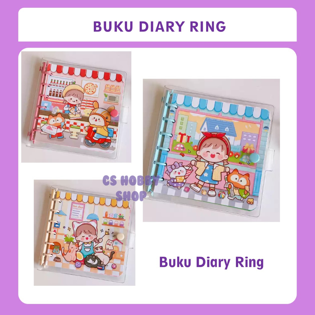 

Buku Diary Ring Cute Girl