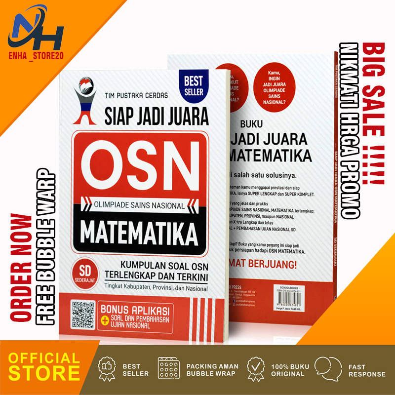 Buku KSN KSM Olimpiade Sains Siap Juara OSN Matematika MTK SD MI Terbaru Murah Best Seller Original