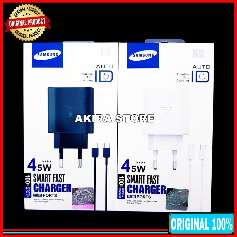 Charger Samsung Galaxy A14 5G A72 ORIGINAL 100% Super Fast Charging 45 Watt