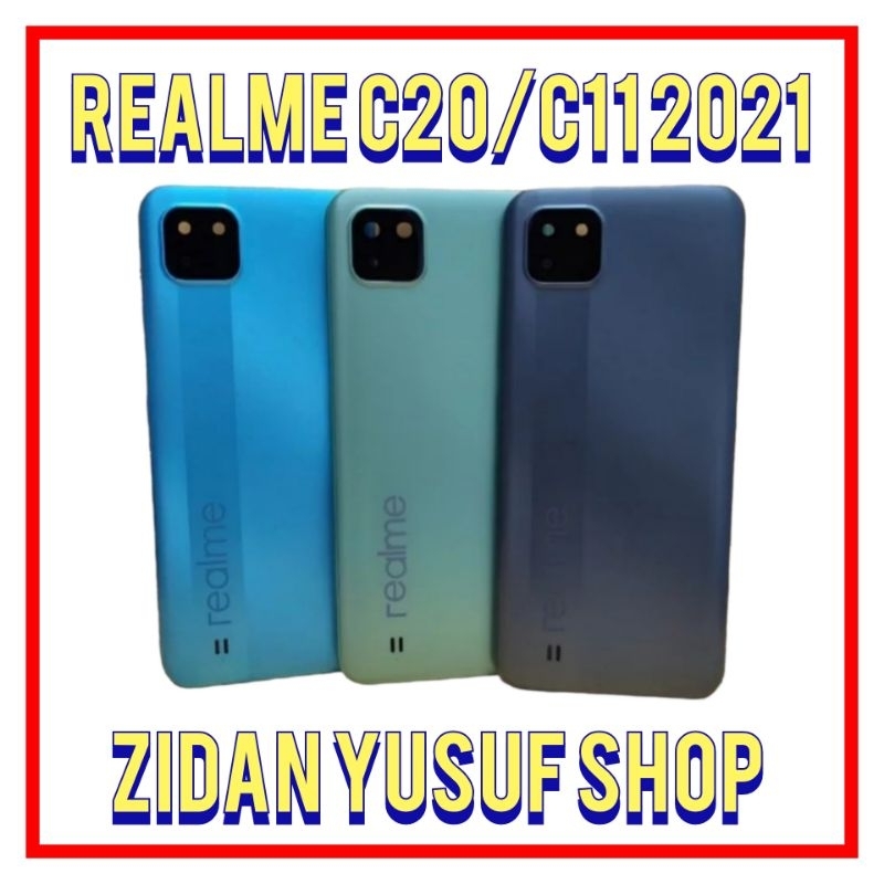 BACKDOOR BACK COVER REALME C20 / C21 C11 2021 KESING HOUSING TUTUP BELAKANG ORIGINAL