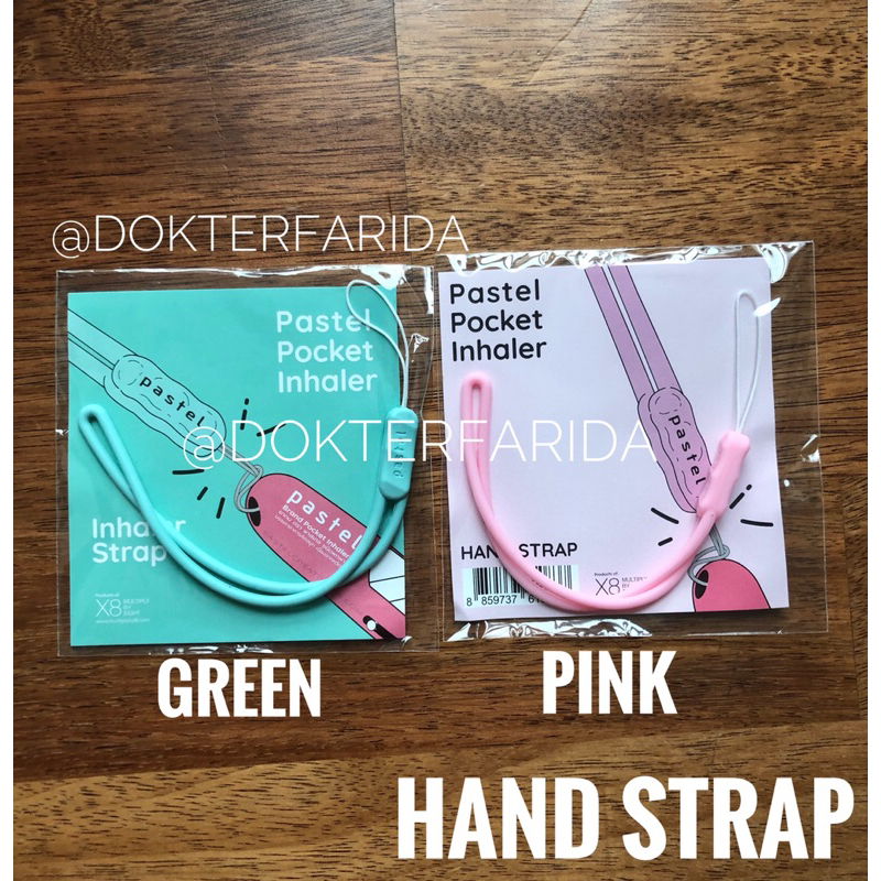 Pastel Inhaler Cap | Pastel Inhaler Lanyard | Hand Strap | Ring - Original Thailand